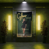 光未来は明るいおもしろいイエローネオン卒業 横断幕