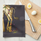 光沢があるキリン キッチンタオル (四つ折り)