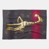 光沢があるキリン キッチンタオル (横)