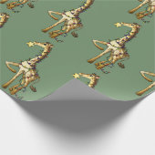 光沢があるキリン ラッピングペーパー (角)