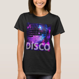 光沢があるディスコの球 Tシャツ