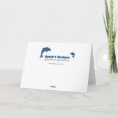 光沢があるハートのハッピーバースデーカード カード (裏面)