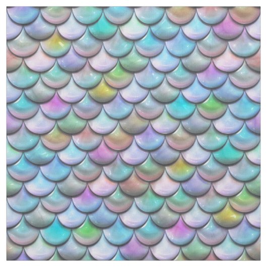 光沢がある光沢のあるpearlescent多彩な人魚のスケール ファブリック (見本)