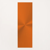 光沢がある効果の錆ついたオレンジ ヨガマット (正面)