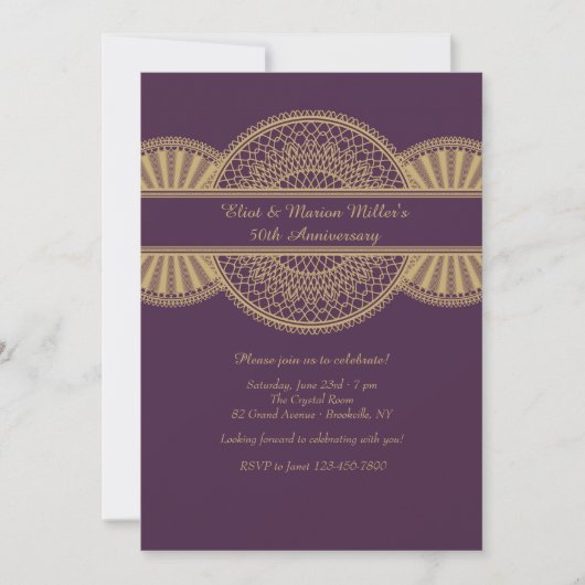 光沢がある招待状 招待状 (正面)