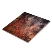 光沢がある銅の金ゴールドのグリッターインクエメラルドの大理石 タイル (側面)