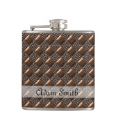 光沢がある銅 フラスク (正面)