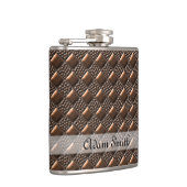 光沢がある銅 フラスク (右)