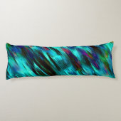 光沢が青からシアノまで染色され、赤みを帯びた斑点d ボディピロー (裏面)