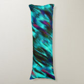 光沢が青からシアノまで染色され、赤みを帯びた斑点d ボディピロー (正面縦)