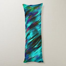 光沢が青からシアノまで染色され、赤みを帯びた斑点d ボディピロー