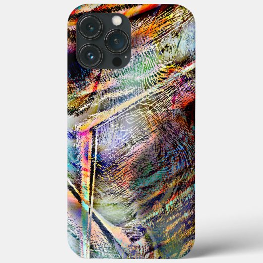 光沢と暗いtouchでデジタルスクラッチの混乱 Case-Mate iPhoneケース (裏面)