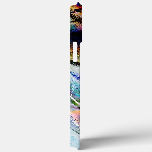 光沢と暗いtouchでデジタルスクラッチの混乱 Case-Mate iPhoneケース (裏面 / 右)