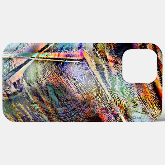 光沢と暗いtouchでデジタルスクラッチの混乱 Case-Mate iPhoneケース (裏面 (横))