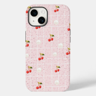 光沢のあるさくらんぼと真珠 – iPhoneケース Case-Mate iPhone 14ケース