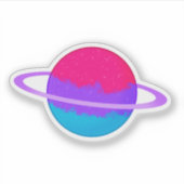 光沢のあるアンドロギンリングや輪 シール (正面)