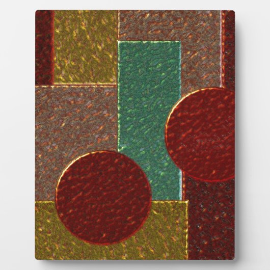 光沢のあるエミリーパターン フォトプラーク (正面)