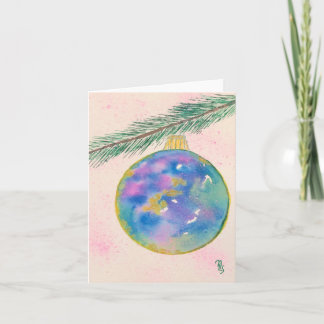 光沢のあるオーナメント カード