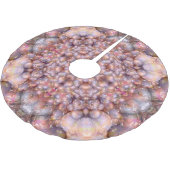 光沢のあるオーナメント ブラッシュドポリエステルツリースカート (アングル)