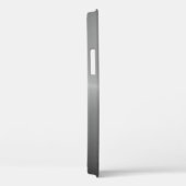 光沢のあるカッコいいラジアルスチールメタル Case-Mate iPhoneケース (裏面 / 右)