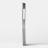 光沢のあるカッコいいラジアルスチールメタル Case-Mate iPhoneケース (裏面 / 左)