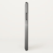 光沢のあるカッコいいラジアルスチールメタル Case-Mate iPhoneケース (裏面/右)
