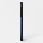 光沢のあるカッコいいラジアルスチールメタル Case-Mate iPhoneケース (裏面/左)