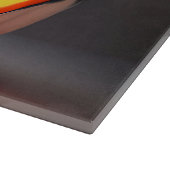 光沢のあるカボチャのハロウィーン カッティングボード (角)