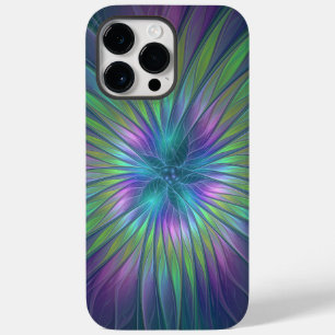 光沢のあるカラフルファンタジー花抽象芸術フラクタル芸術 Case-Mate iPhone 14 PRO MAXケース