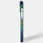光沢のあるカラフルファンタジー花抽象芸術フラクタル芸術 Case-Mate iPhoneケース (裏面 / 左)