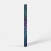 光沢のあるカラフルファンタジー花抽象芸術フラクタル芸術 SAMSUNG GALAXYケース (右側面)