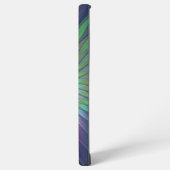 光沢のあるカラフルファンタジー花抽象芸術フラクタル芸術 SAMSUNG GALAXYケース (左側面)