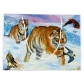 光沢のあるギフトバッグ ラージペーパーバッグ (裏面)