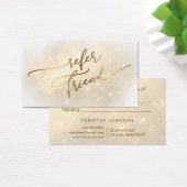 光沢のあるクラウドデザイン紹介カード (デスク)