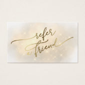 光沢のあるクラウドデザイン紹介カード (正面)