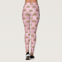 光沢のあるクラウン レギンス