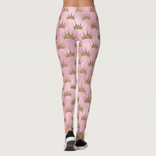 光沢のあるクラウン レギンス (裏面)