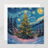 光沢のあるクリスマスツリー (正面/裏面)