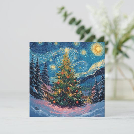 光沢のあるクリスマスツリー (スタンド正面)