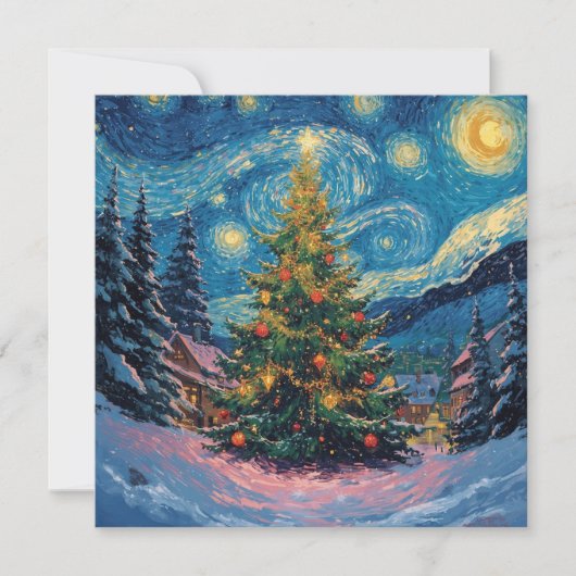 光沢のあるクリスマスツリー (正面)