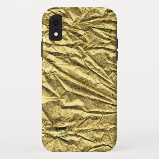 光沢のあるゴールドのホイル Case-Mate iPhoneケース (裏面)