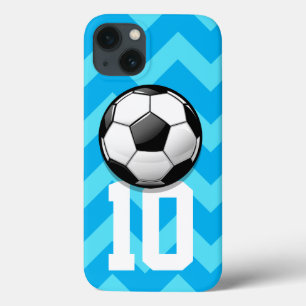 光沢のあるサッカーボール iPhone 13ケース