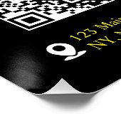 光沢のあるサロンビジネスサービスポスター ポスター (コーナー)