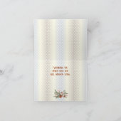 光沢のあるシルバーの背景のメリークリスマス シーズンカード (内部)