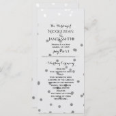 光沢のあるシルバーグラマーシックなモダンプログラムラック プログラム (正面/裏面)