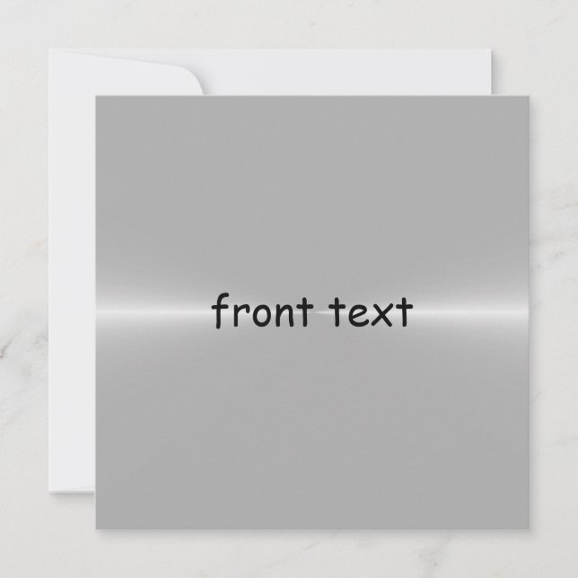 光沢のあるスチールメタルの背景テンプレート (正面)