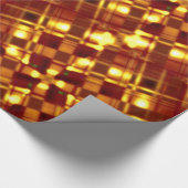 光沢のあるタータンチェック格子模様 ラッピングペーパー (角)