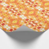 光沢のあるタータンチェック格子模様 ラッピングペーパー (角)