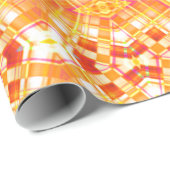 光沢のあるタータンチェック格子模様 ラッピングペーパー (ロールコーナー)