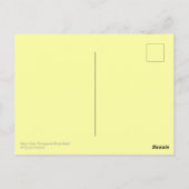 光沢のあるチューバ斜視真鍮バンド ポストカード (裏面)